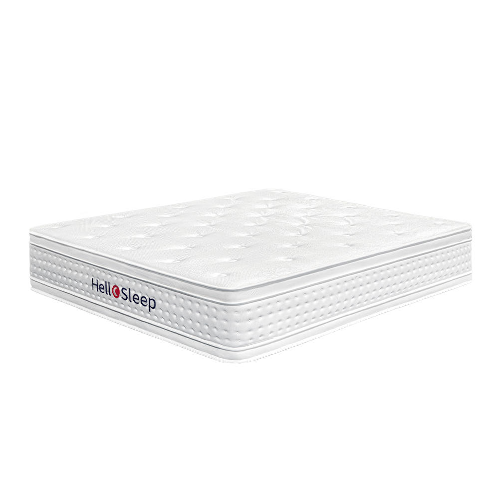 Hellosleep 38cm White Sprung Mattress