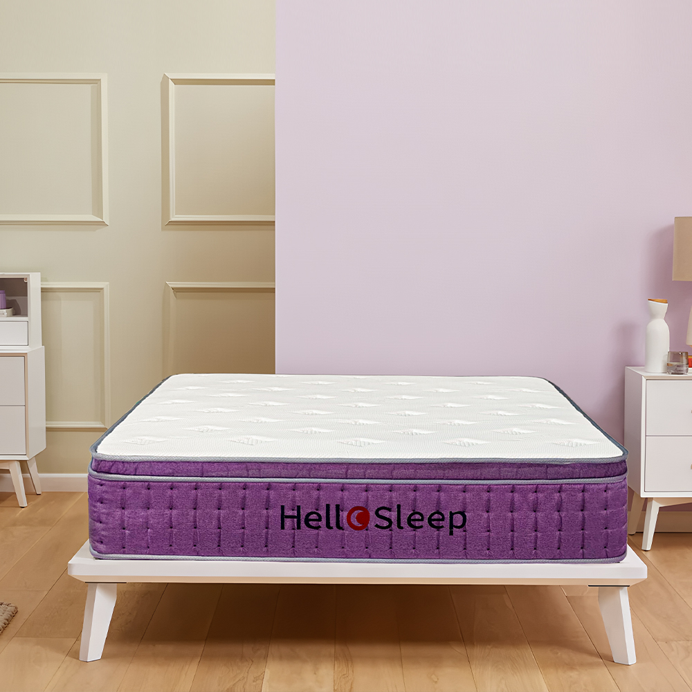 Hellosleep 21cm purple Sprung Mattress
