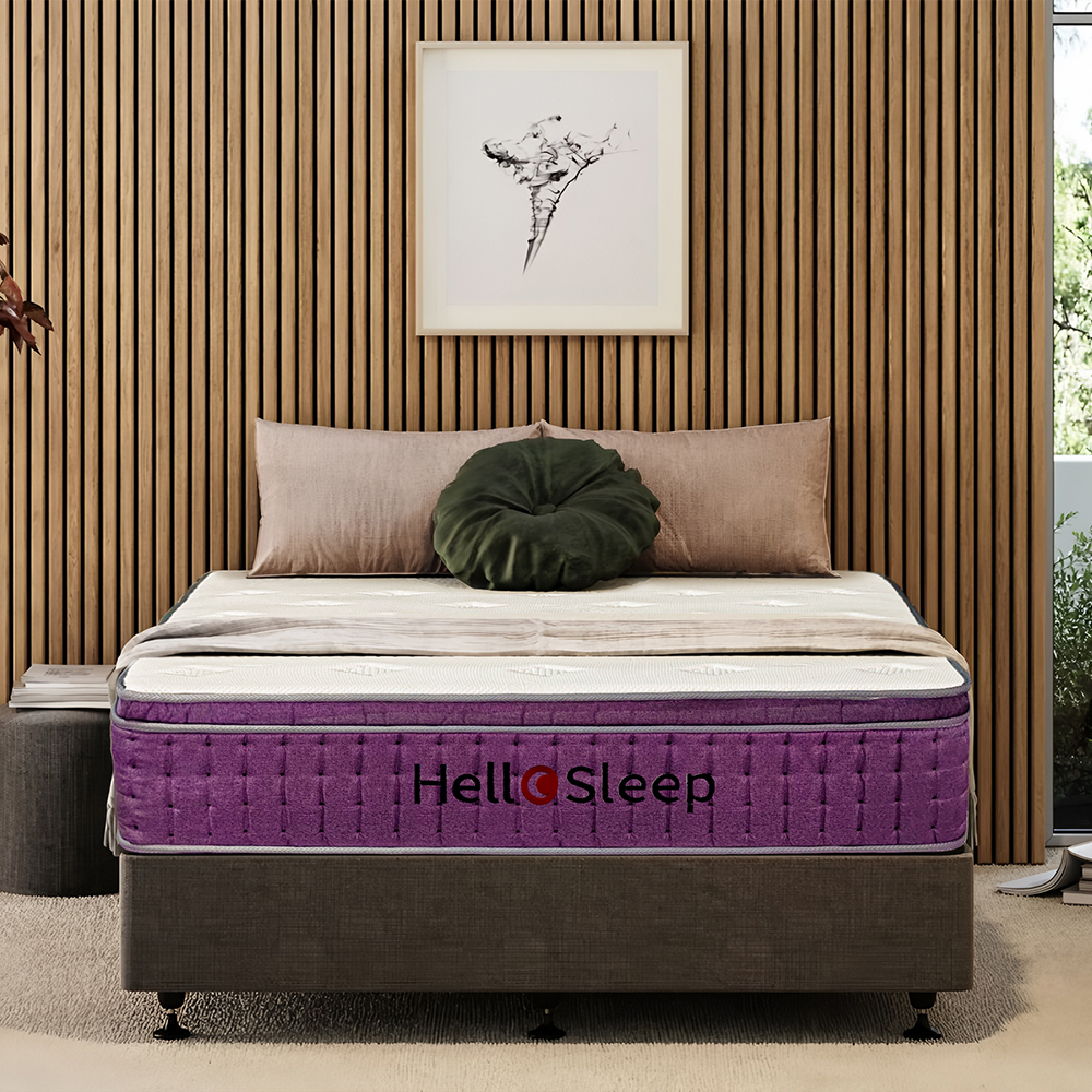 Hellosleep 21cm purple Sprung Mattress