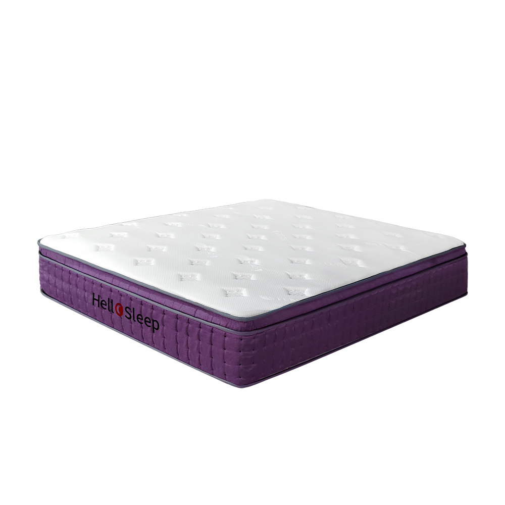 Hellosleep 21cm purple Sprung Mattress