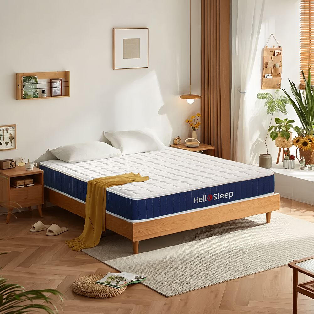Hellosleep Customizable Blue Sprung Mattress