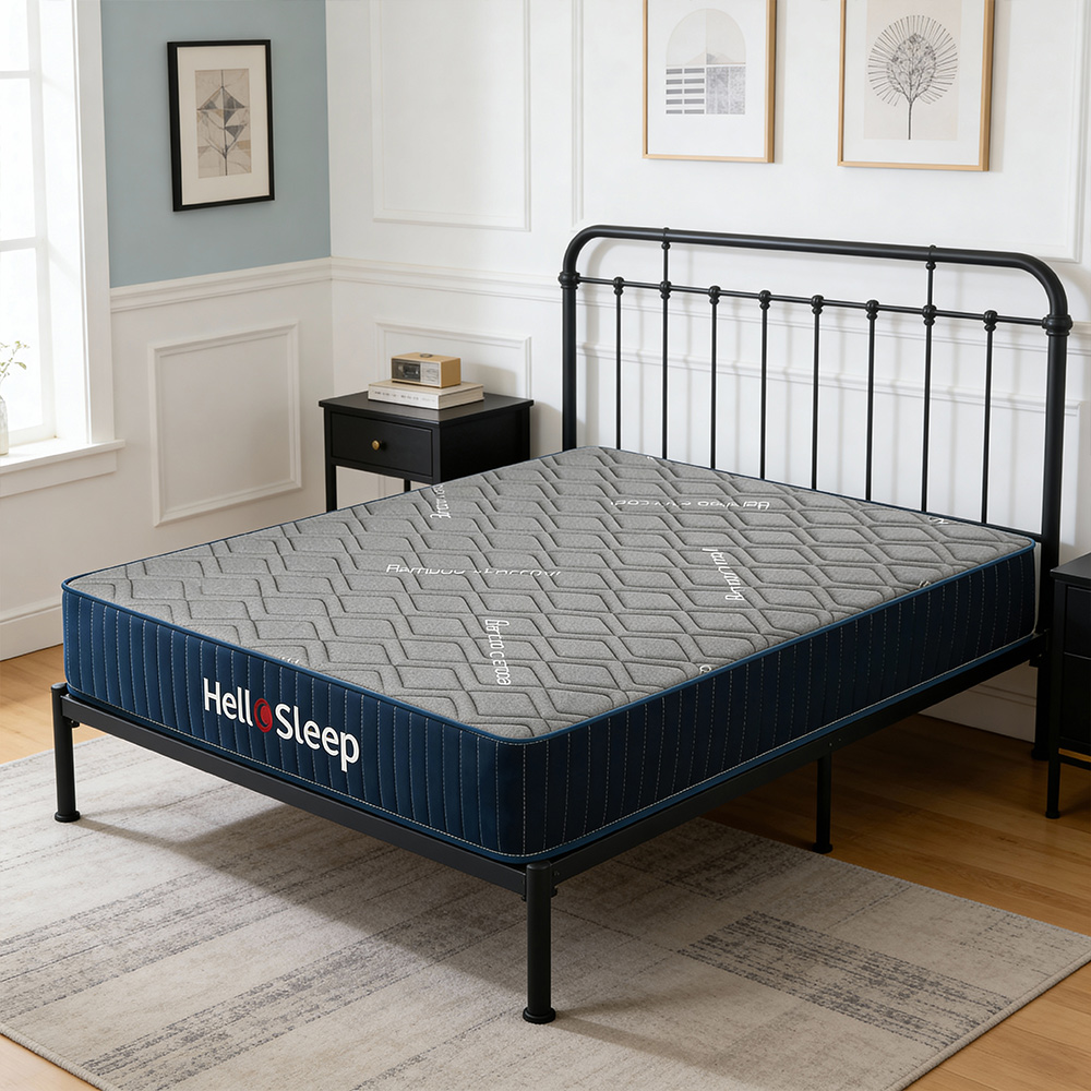 Queen Memory Foam Mattress in a Box, Medium-Firm Feel for Back Pain Relief, Fiberglass Free, Motion Isolation