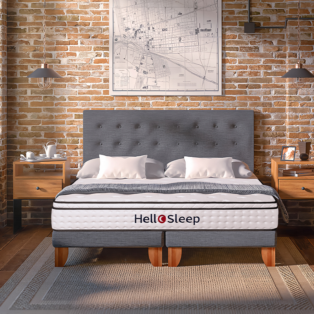 Hellosleep 21cm purple Sprung Mattress
